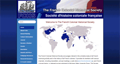 Desktop Screenshot of frenchcolonial.org