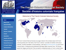 Tablet Screenshot of frenchcolonial.org